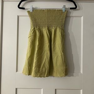 Abercrombie & Fitch Strapless Green Top, S